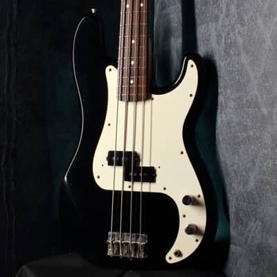 Squier Japan Silver Series Precision Bass SPB33 Black 1993 | Reverb