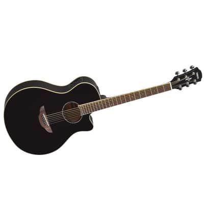 Yamaha APX600 Thinline Cutaway Acoustic-electric Guitar - Black image 3