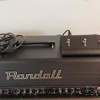Randall RM100KH Kirk Hammett Signature MTS Series 3-Channel 100-Watt Modular Tube Guitar Amp Head 2010s - Black image 11