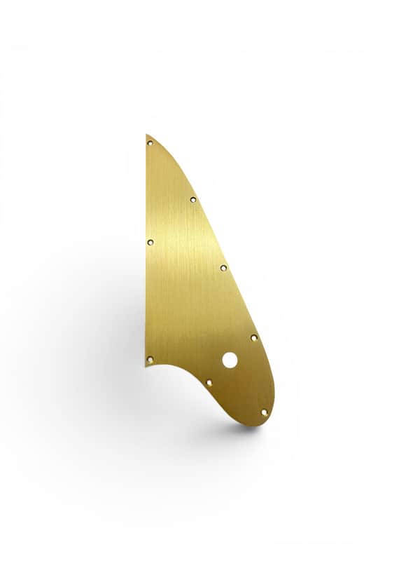 New Dark Gold Brushed Anodized Aluminum Firebird Electric Guitar Pickguard Firebird image 1
