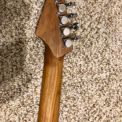 Warmoth Roasted Maple Strat Neck Stainless Frets 2018 Roasted Maple Unfinished image 5