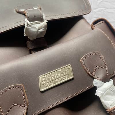 Bigsby branded Leather Backpack ruck sack bag Limited Edition image 2