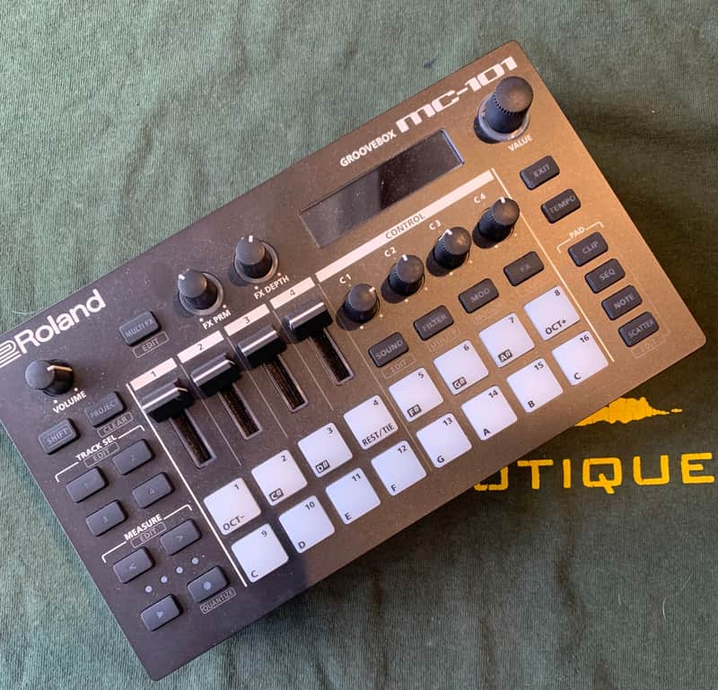 Roland MC-101 Groovebox 2019 - Present - Black image 1