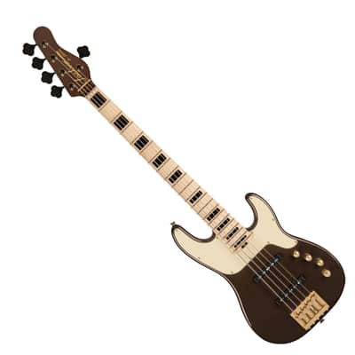 Jackson Adam Blackstone Gladys Pro Series Signature 5-String Right-Handed Concert Bass Guitar with Maple Fingerboard (Black Stone) image 3