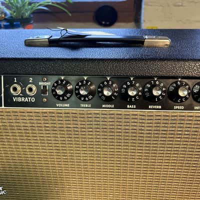 Fender AB763 Super Reverb Vintage 1965 w/ Tuki Cover + Footswitch image 7