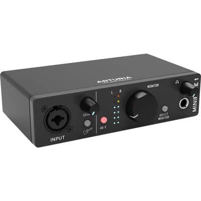 Arturia MiniFuse 1 USB Audio Interface, Black image 1