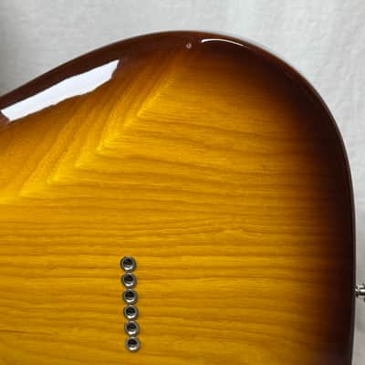 Fender 2016 Limited Special Edition American Standard Telecaster Figured Neck Guitar with Case 2015 - Cognac Burst / Rosewood fingerboard image 11