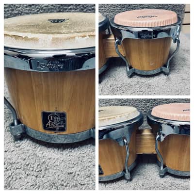 LP Aspire Bongos Pair Natural image 5