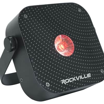 Rockville 4 PACK MINI RF1 V3 Black Rechargable DJ Par Wash Up Lights+Bag+RF+APP image 9