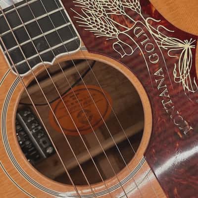 ART!! GIBSON MONTANA GOLD SJ-200 AAA FIGURED KOA. CUSTOM SHOP" REN FERGUSON ERA image 3