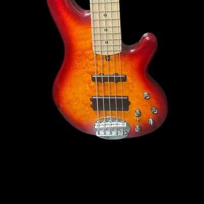 Lakland Skyline 55-02 Deluxe, Honey Burst Quilt Maple Top / Maple COSMETIC FLAWS, B-STOCK *IN STOCK* image 4
