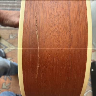 Jean Larrivee acoustic guitar Model: OM-03, Recording Series 2001 - Sitka spruce top with mahogany back and sides, ebony fingerboard, and a satin finish image 13