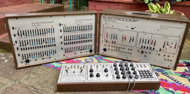 Electronic Music Laboratories ElectroComp EML-400/401 + EML 300 Controller  - Silver image 1