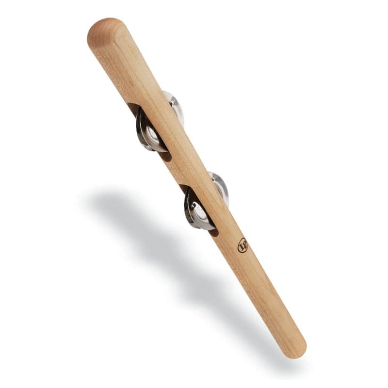 LP Latin Percussion Maple Tambo-stick w/Steel Jingles image 1