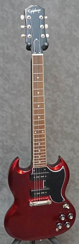 Epiphone SG Special P90 Sparkling Burgundy with Gig Bag and Pro Setup image 1