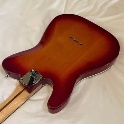 Vintage 2005 Fender American Deluxe Telecaster Rosewood Fretboard - Cherry Sunburst - Free Pro Setup image 12