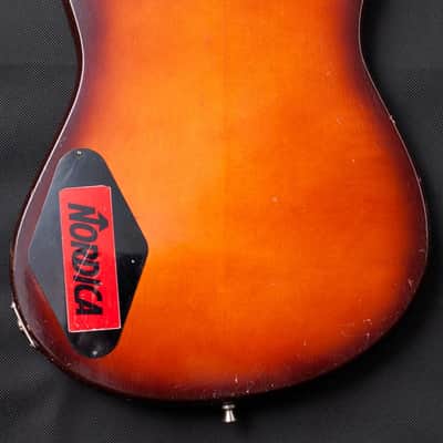 Vintage DEFIL Tosca 1987 Tobacco Sunburst Jaguar Shape image 5