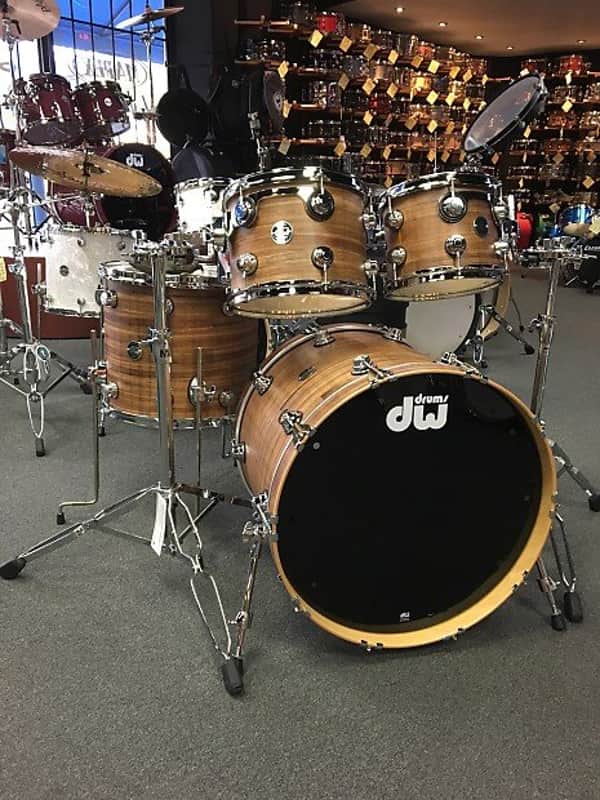 DW Eco-X Project Drum Set 10-12-16-22 in Satin Banana Veneer image 1