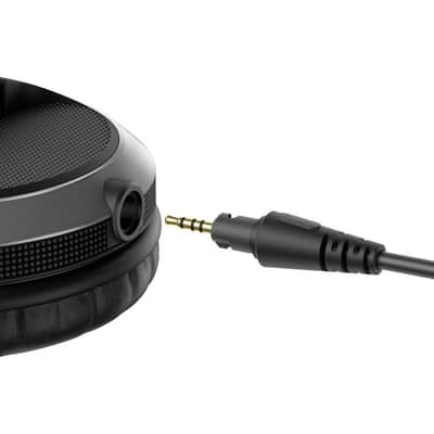 Pioneer HDJ-X5-K Professional Over-Ear DJ Headphones w/ Coiled Cable & Pouch image 2