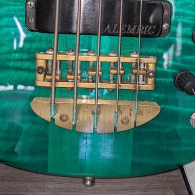 Alembic Essence LSB-5 1992 Emerald Green-Gloss image 7