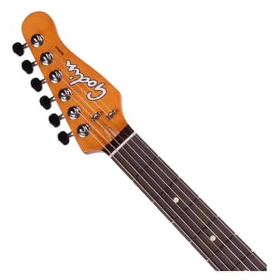 Godin Stadium Pro Electric Guitar - Sunset Burst w/ Rosewood FB - Open Box image 4