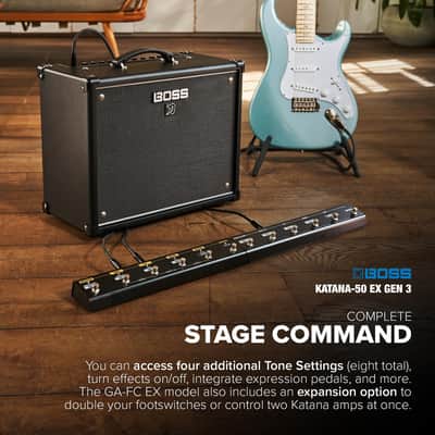 Boss Katana-50EX Gen3 50-Watt 1 x 12-inch Guitar Combo Amplifier - Black image 4
