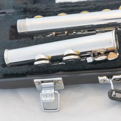 Yamaha YFL-261 Silver-plated Open-Hole Intermediate Flute *Overhauled New Pads image 8