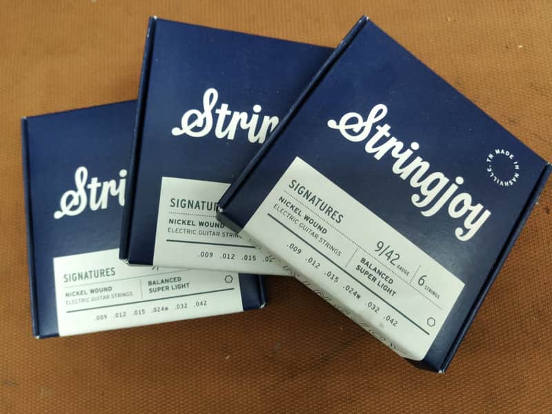 Stringjoy Signatures Nickel Electric Guitar Strings - Balanced Super Light (.09 - .42) 2010s - Standard image 1