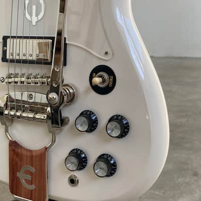 Epiphone Crestwood Custom Tremotone 2020 - Present - Polaris White image 10