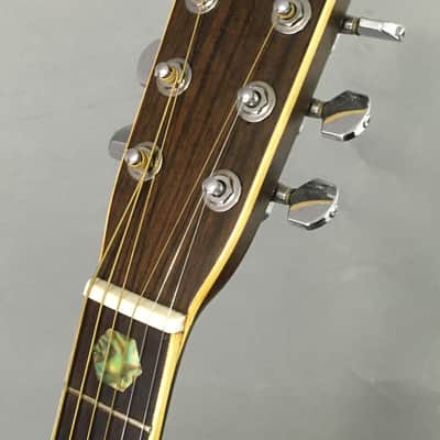 Vintage MIJ Canyon T40 Dreadnought Acoustic Guitar 1970s Natural Solid Spruce Top Martin D40 Style Axe image 21