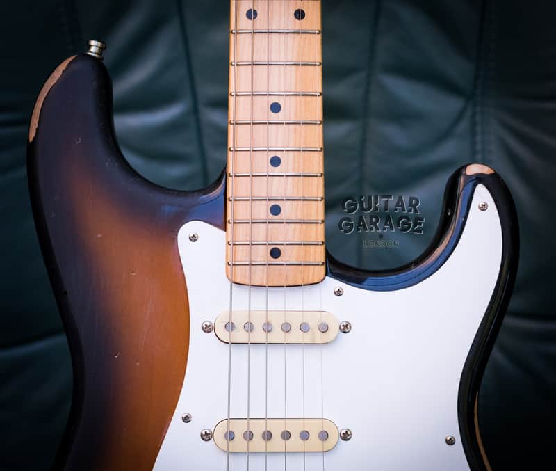 1997 Fender Japan 54 Vintage Reissue Stratocaster Sunburst Relic