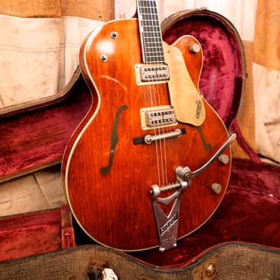 Gretsch 6122 Chet Atkins Country Gentleman  1960 Natural Walnut Stain image 6