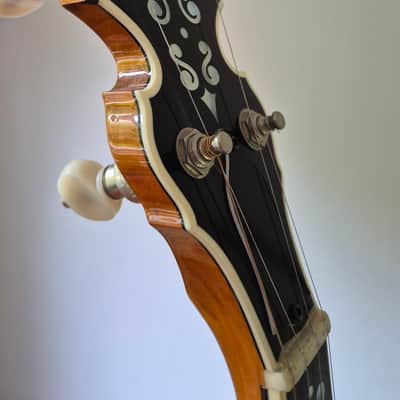 Deering Calico 5-String Banjo 2010s - with hard case, capo spikes, capo image 8