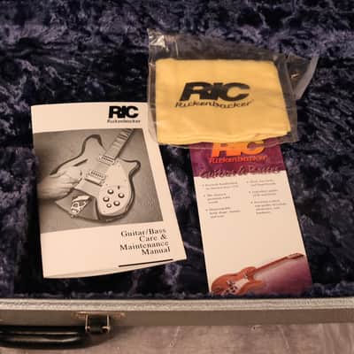 1998 Rickenbacker 4001 V63 - Fireglo - OHSC image 4