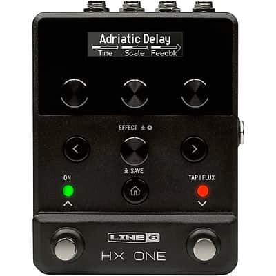 Line 6 HX One Stereo Multi-Effects Pedal 2024 - BLACK image 1