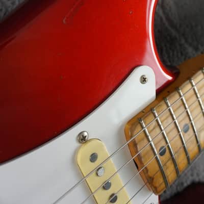 Fender Japan ST57-500 Stratocaster 1989 Candy Apple Red image 10
