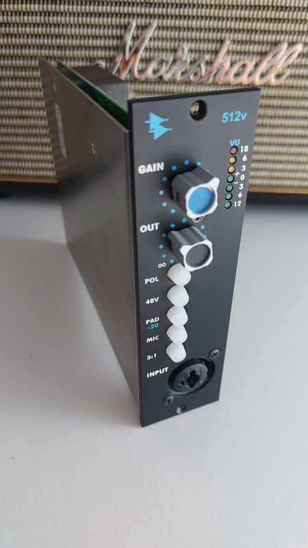 API 512V 500 Series Mic Preamp Module 2016 - Present - Black image 1