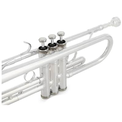 Blessing Performance Series Bb Trumpet, .460" Bore, Silver-Plate, Outfit image 2
