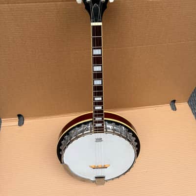 Samick Banjo Artist series / remo USA skin, / 4 string BANJO image 11