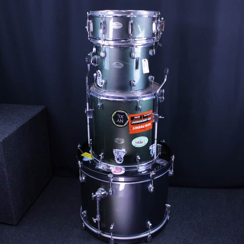 Pearl Forum 4 Piece Drum Set - Charcoal Metallic image 1