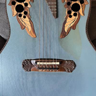 Ovation Adamas 1687-8 1981 - Blue Burst image 2