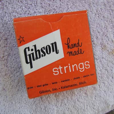 Vintage Gibson Mona Steel Guitar Strings in Box 1 Dozen B Or 2nd Plain Strings Case Candy For Gibson image 1
