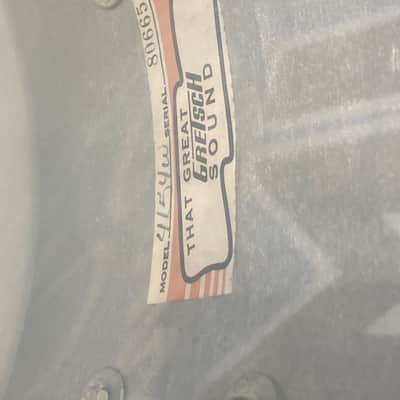 Gretsch Drum Kit, 20", 14", 12", 6x14" Early 1980s, Square Badge - Walnut image 21