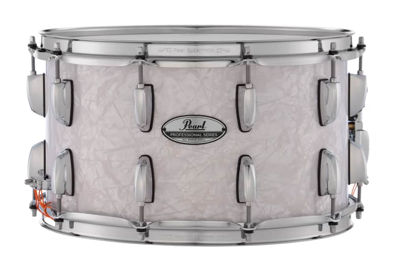 Pearl PMX Professional Series Maple 14x8" White Marine Pearl #448 Kit Snare Drum | NEW | Authorized Dealer image 1