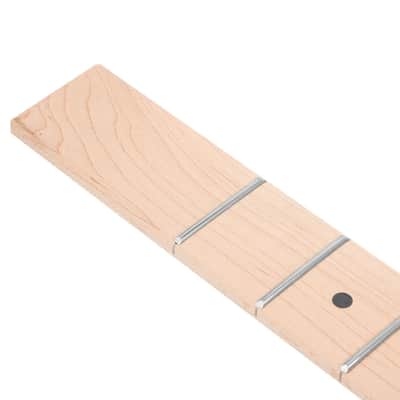 Electric Guitar Neck Replacement Fret Canadian Maple Fingerboard with Dots Durable and Precision Crafted for Guitarists Looking to Upgrade Repair Their Instrument image 4