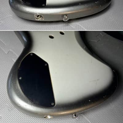 2003 Greco PXB-400 PJ Phoenix Electric Bass - Silver Burst - P/J Pickup - Made In Japan image 7