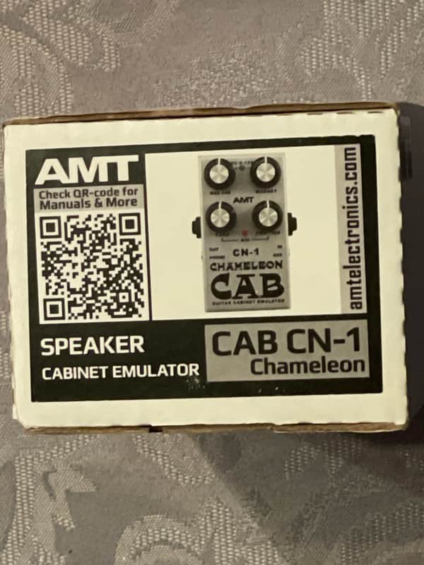 AMT Electronics CN-1 Chameleon Cab Speaker Cabinet Emulator 2010s - Silver image 1