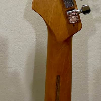 Fender American Acoustasonic Jazzmaster All-Mahogany 2022 - Present - Natural image 5