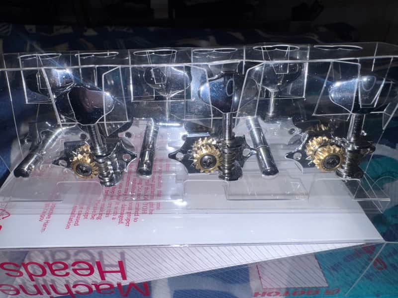 Grover Grover Nickel Butterbean Slot Head Sta-Tite Vintage Open Gear Guitar Tuners H97N 2026 - Nickel image 1