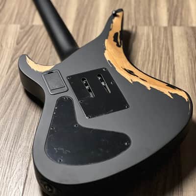 Schecter Synyster Gates Custom-S Relic in Distressed Satin Black image 6